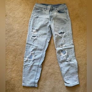 WILD FABLE: Relaxed Fit Denim Jeans with Rips Throughout